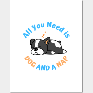 French Bulldog Needs a Nap Posters and Art